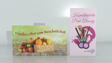 Hochwertige Fassadenfolie mit freier Größe (rechteckig) <br>einseitig 4/0-farbig bedruckt