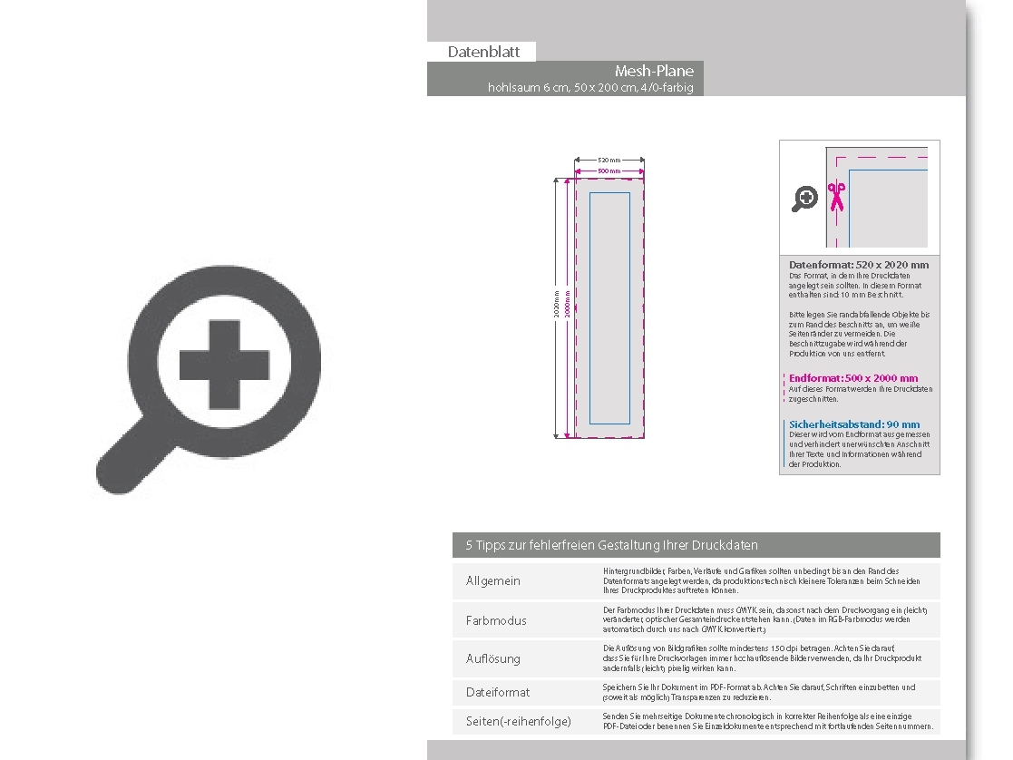Product Bild hochwertige_mesh-plane_50_x_200_cm__4_0-farbig_bedruckt__hohlsaum_oben_und_unten_(durchmesser_hohlsaum_6_0_cm)