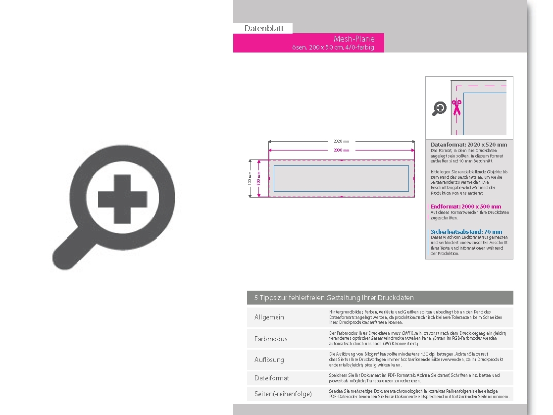 Product Bild hochwertige_mesh-plane_200_x_50_cm__4_0-farbig_bedruckt____sen_im_abstand_von_50_cm_oben_und_unten