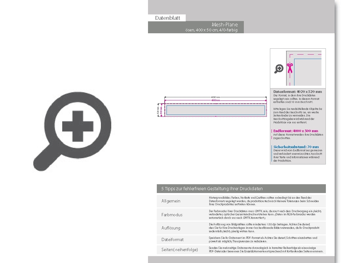 Product Bild hochwertige_mesh-plane_400_x_50_cm__4_0-farbig_bedruckt____sen_im_abstand_von_50_cm_oben_und_unten